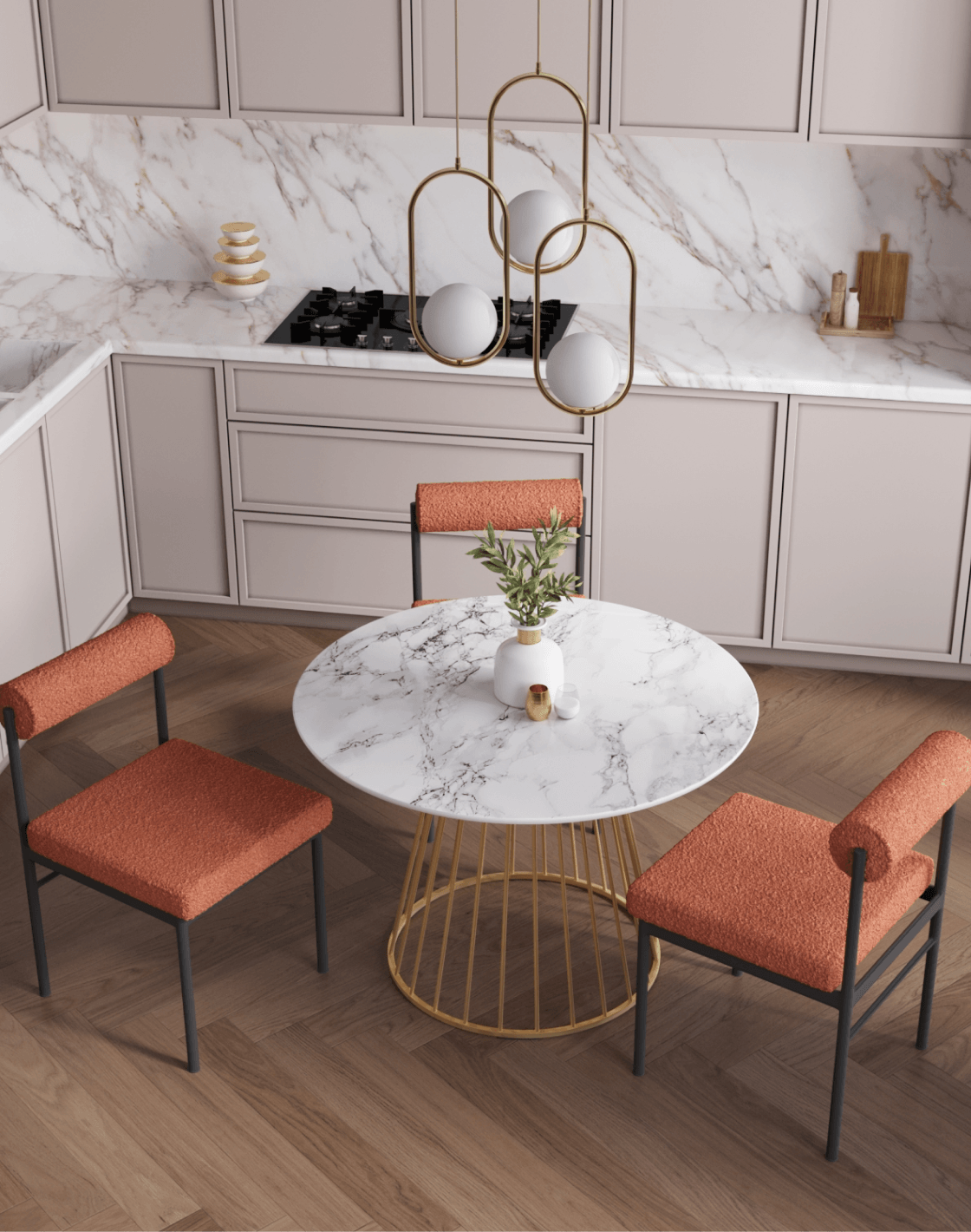 Стул Балла,Стол Ливерпуль,Светильник подвесной Klaster