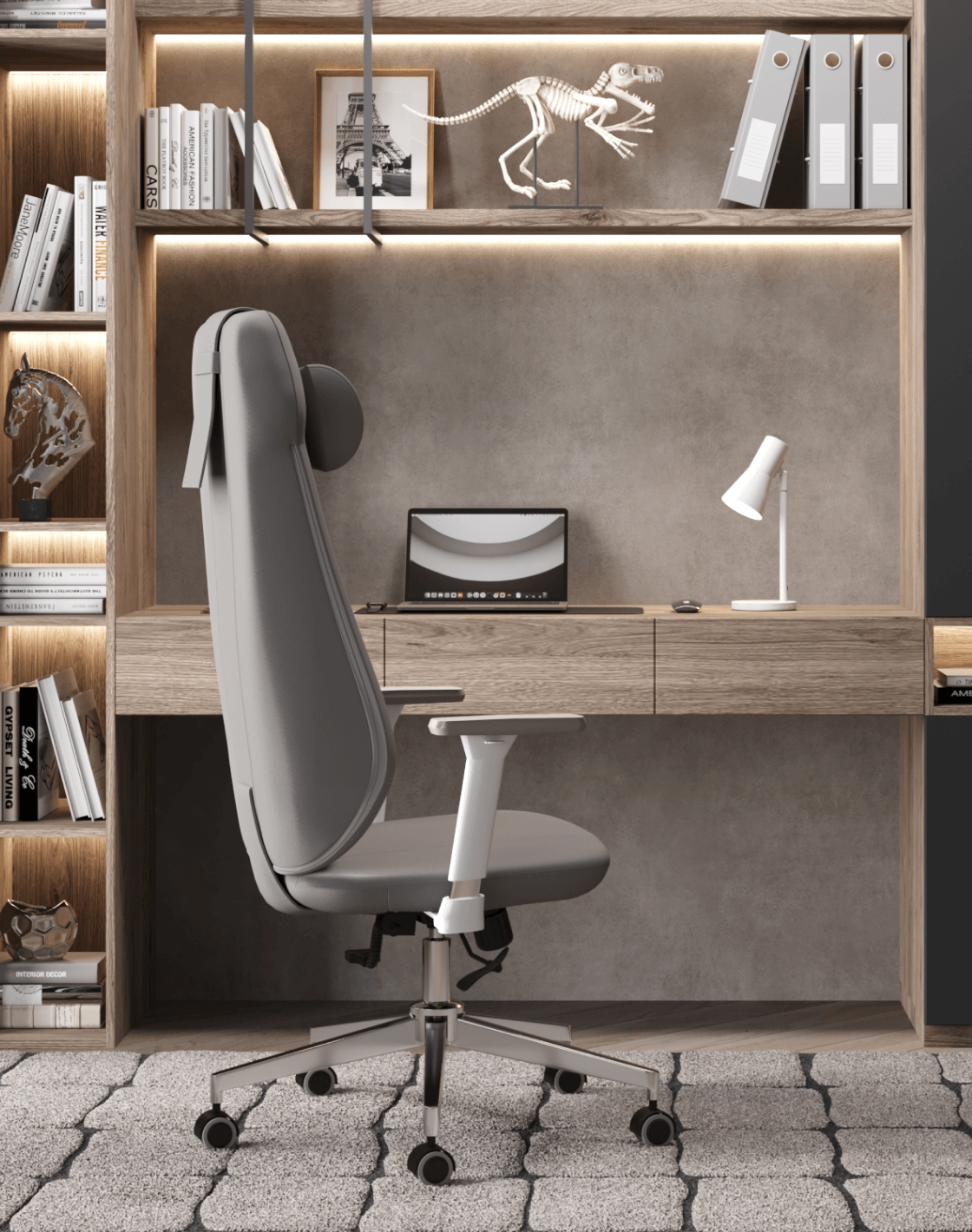 Лампа настольная Melro, Кресло руководителя TopChairs Trophey