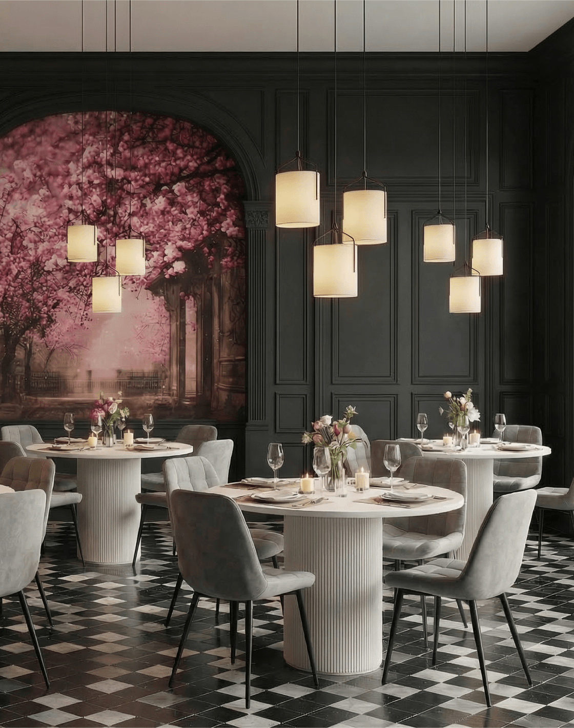 Стол Ballet,Стул Флекс Original, Светильник подвесной Inari