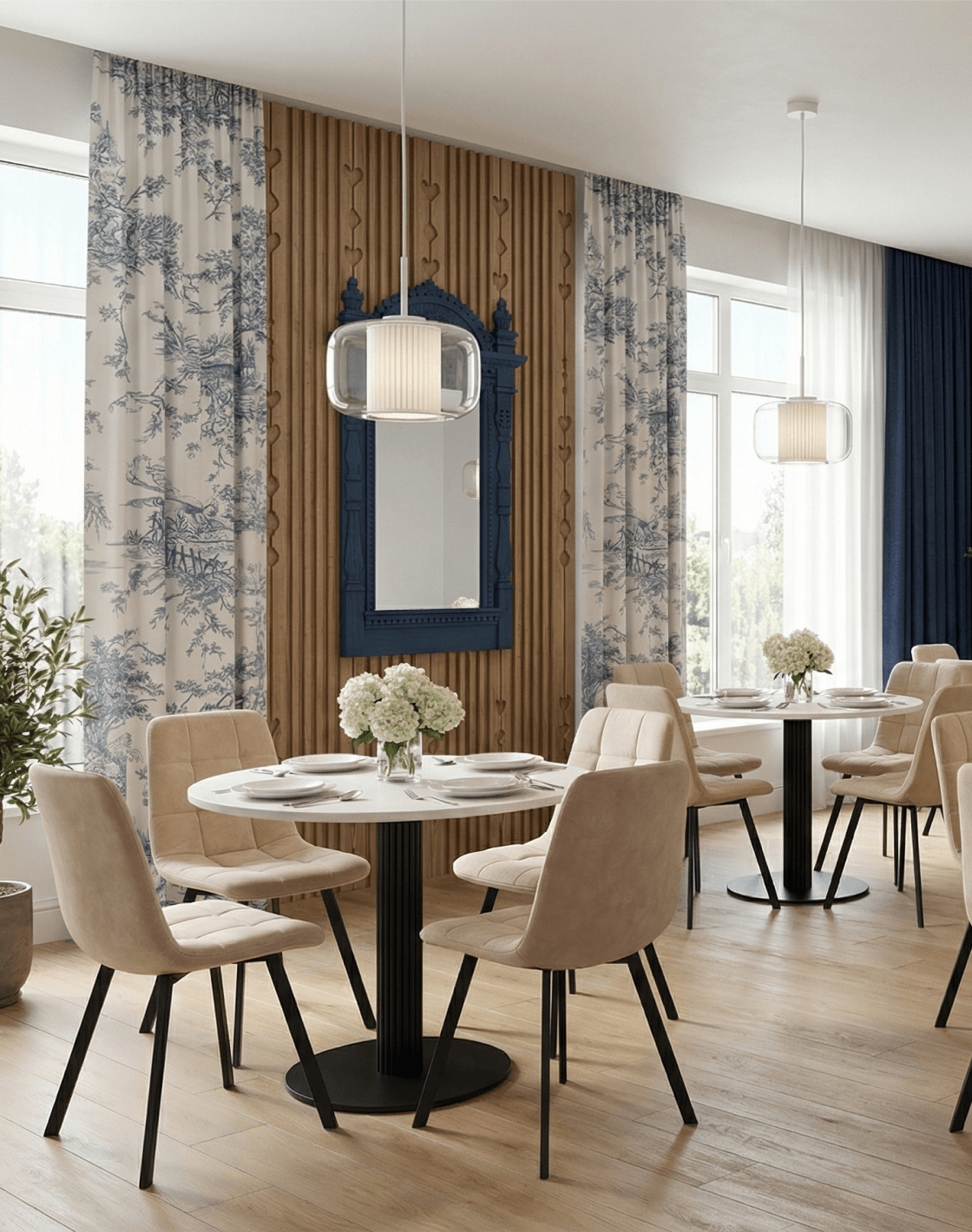 Стол Фризбин,Стул Одди Original Square,Светильник подвесной Ember