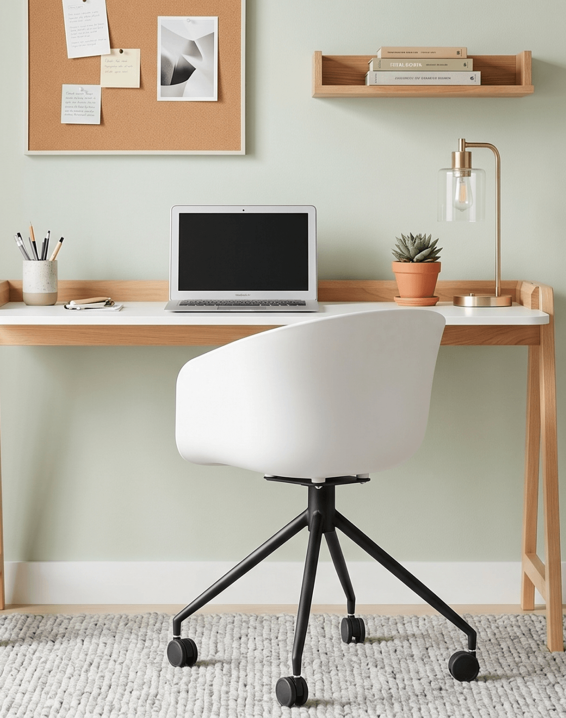 Кресло офисное LIBRA, Стол письменный Pyramid