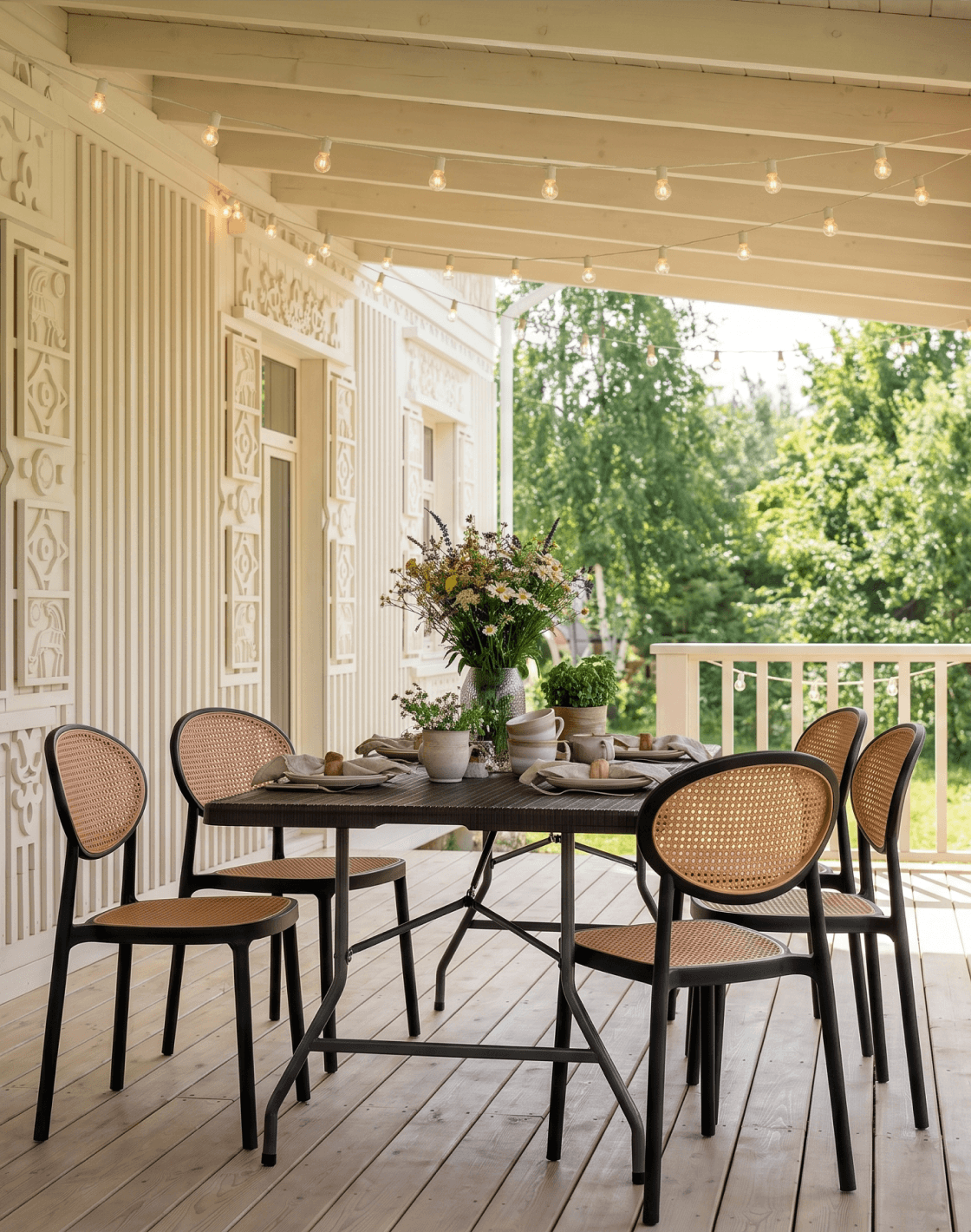 Стул Junie, Стол складной чемодан пластиковый Кейт 