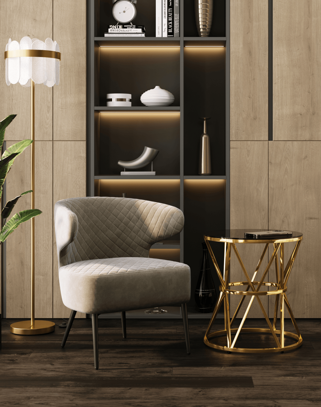 Лаундж кресло Royal, Журнальный столик ВИВА