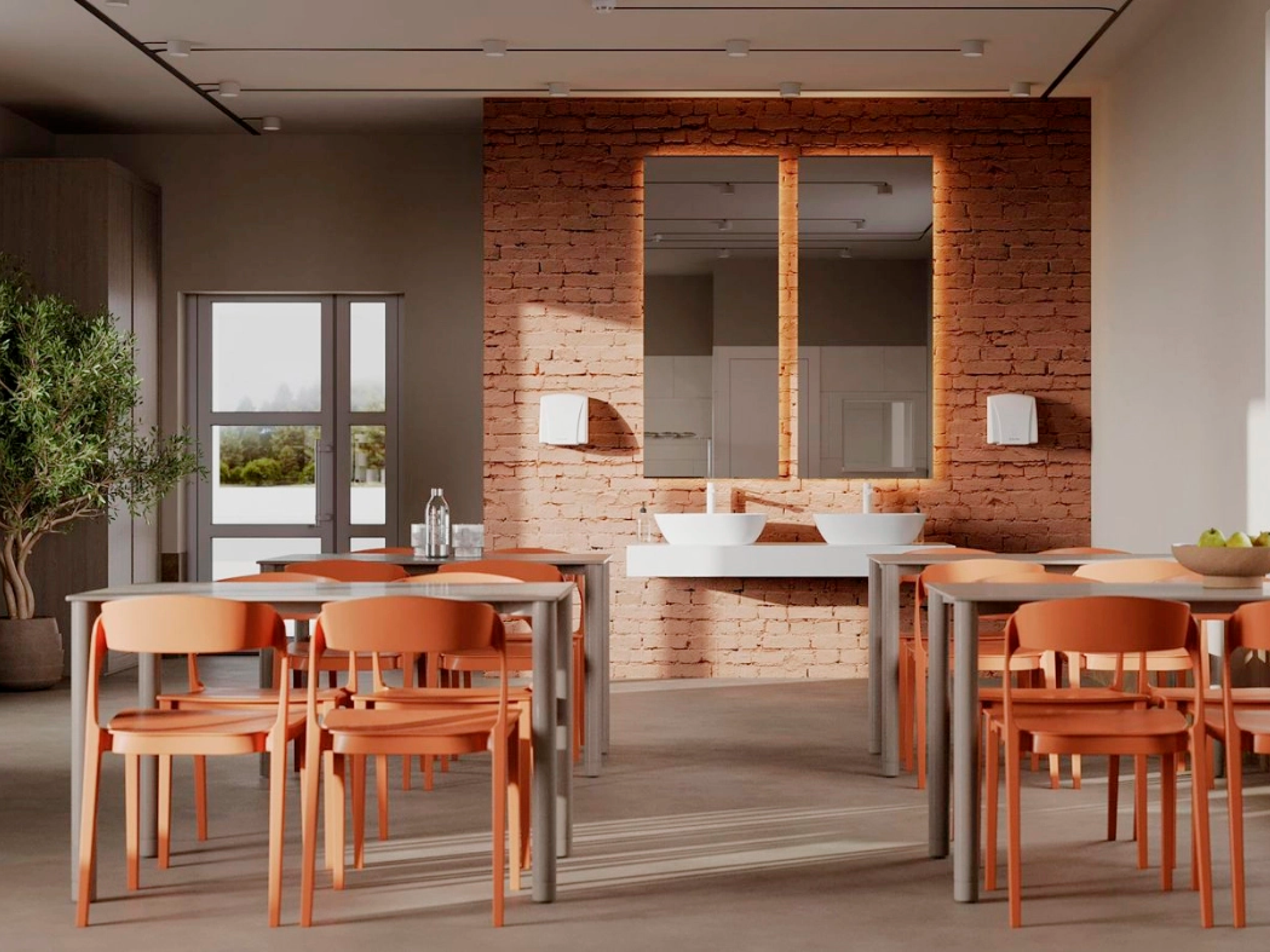 Офис в скандинавском стиле