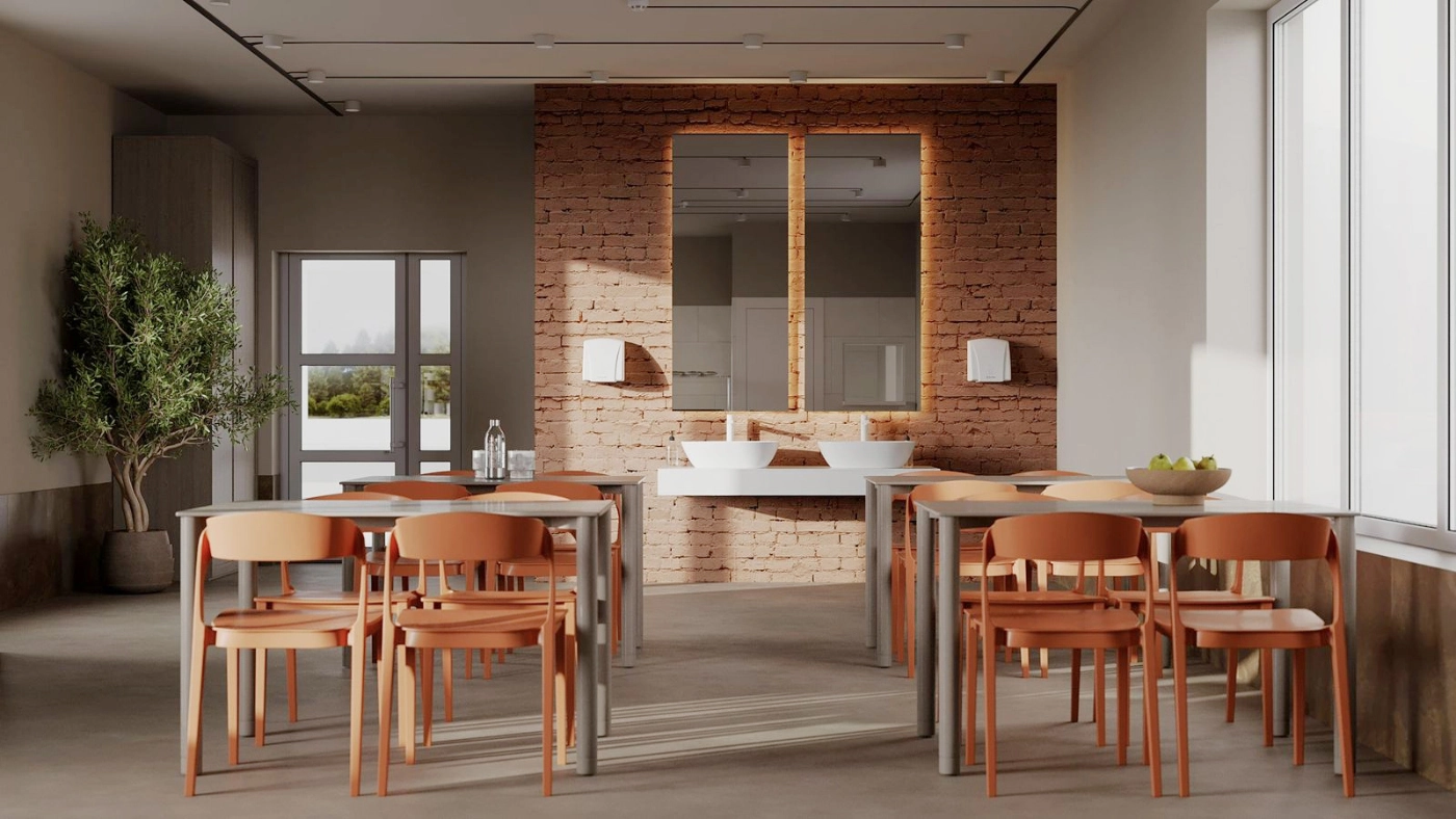 Офис в скандинавском стиле