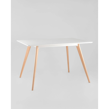 Обеденная группа стол обеденный FRANK NEW 120*80 см, 4 белых стула Frankfurt NEW