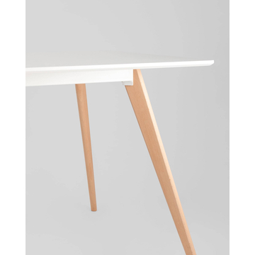 Обеденная группа стол FRANK NEW 120*80 см, 4 стула DSW белый