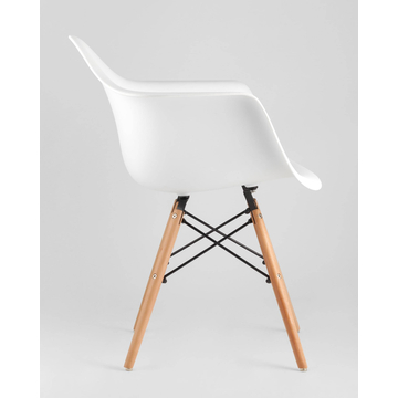 Обеденная группа стол DSW NEW D90, 4 стула DAW белый