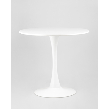 Обеденная группа стол Tulip D80 белый, стулья DSW белые 2 шт.