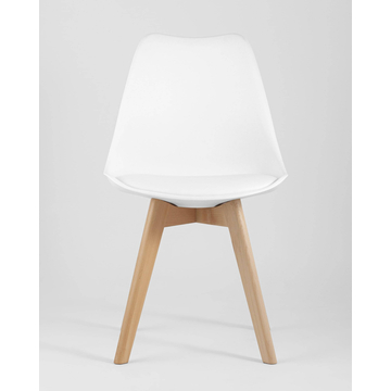 Обеденная группа стол обеденный FRANK NEW 120*80 см, 4 белых стула Frankfurt NEW