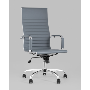 Кресло руководителя TopChairs City серый