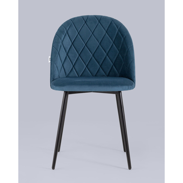 Стул Марсель велюр пыльно-синий