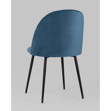 Стул Марсель велюр пыльно-синий