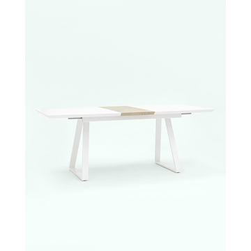 Стол обеденный Детройт раскладной 160-200*90 белый