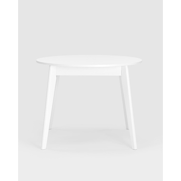 Стол Rondo раскладной 100-135*100 белый механизм бабочка