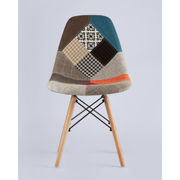 Обеденная группа стол DST, 2 стула DSW пэчворк