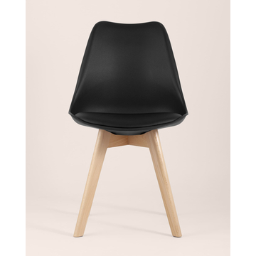 Обеденная группа стол DST, 2 стула Frankfurt черный