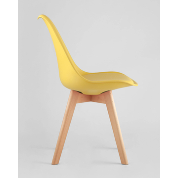 Обеденная группа стол DST, 3 стула Frankfurt желтый