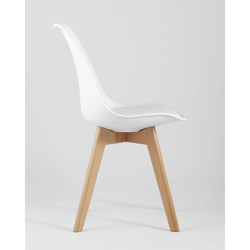 Обеденная группа стол круглый Рокки New D=80 белый, стул FRANKFURT NEW 2 шт