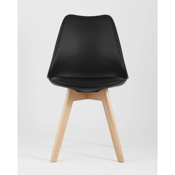 Обеденная группа стол Oslo 120*80, 4 стула Frankfurt черный