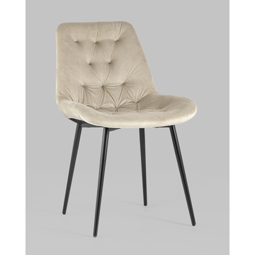 Стул Джастин велюр бежевый