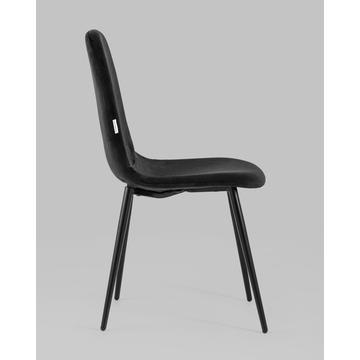 Стул Норман велюр черный