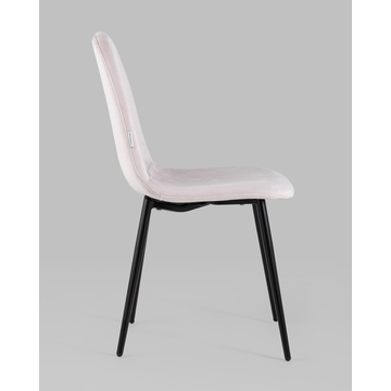 Стул Норман велюр светло-розовый