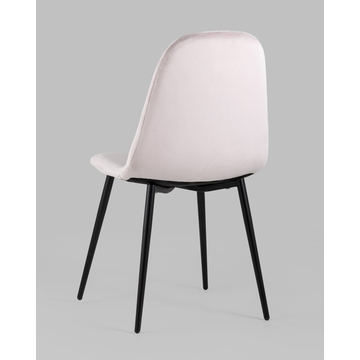 Стул Норман велюр светло-розовый