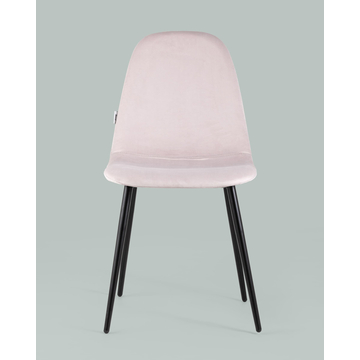 Стул Норман велюр светло-розовый
