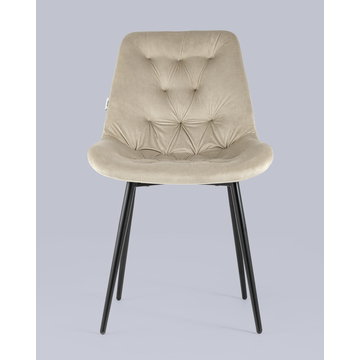 Стул Джастин велюр бежевый