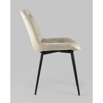 Стул Джастин велюр бежевый