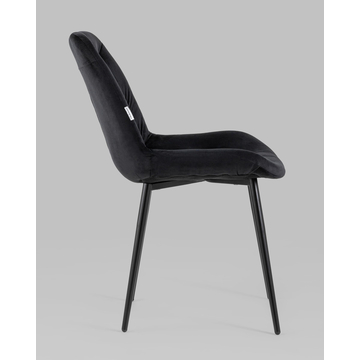 Стул Джастин велюр черный