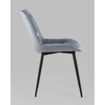Стул Джастин велюр серый