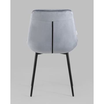 Стул Джастин велюр серый