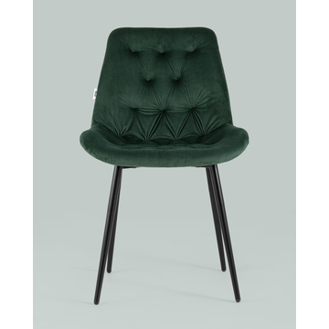 Стул Джастин велюр зеленый