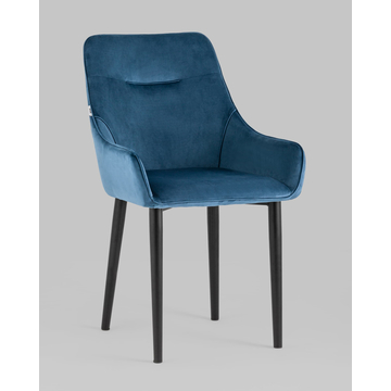 Стул Джоан велюр пыльно-синий