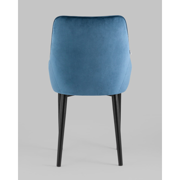 Стул Джоан велюр пыльно-синий