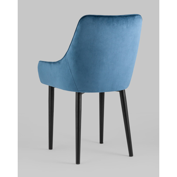 Стул Джоан велюр пыльно-синий