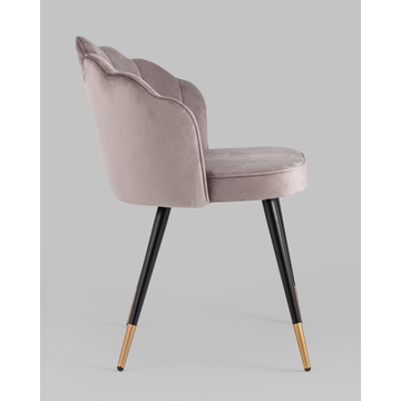 Стул Камилла велюр пепельно-розовый