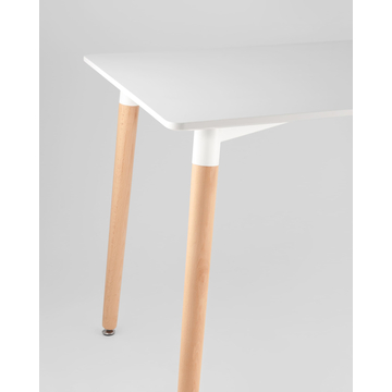 Обеденная группа стол Oslo 120*80, 4 стула DAW белый