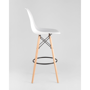 Обеденная группа стол барный DSW белый, 4 стула DSW барный белый