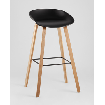 Обеденная группа стол барный DSW NEW 120*60*106 см белый, 3 барных стула LIBRA черный