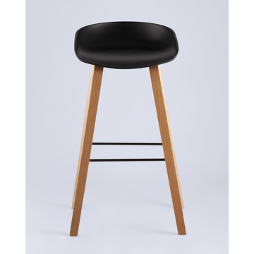 Обеденная группа стол барный DSW NEW 120*60*106 см белый, 3 барных стула LIBRA черный