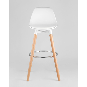 Обеденная группа стол барный DSW белый, 4 барных стула Мартин белый