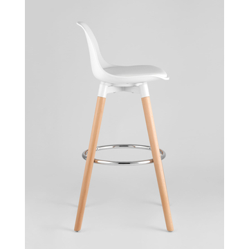 Обеденная группа стол барный DSW белый, 4 барных стула Мартин белый