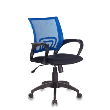 Кресло Бюрократ CH-695N/BL/TW-11 спинка сетка синий TW-05 сиденье черный TW-11