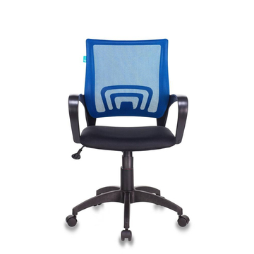Кресло Бюрократ CH-695N/BL/TW-11 спинка сетка синий TW-05 сиденье черный TW-11