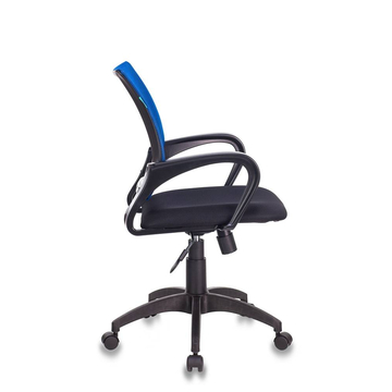 Кресло Бюрократ CH-695N/BL/TW-11 спинка сетка синий TW-05 сиденье черный TW-11