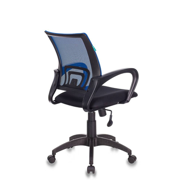 Кресло Бюрократ CH-695N/BL/TW-11 спинка сетка синий TW-05 сиденье черный TW-11