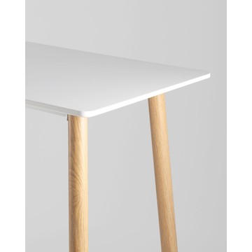 Обеденная группа стол барный DSW NEW 120*60*106 см белый, 3 барных стула LIBRA белый